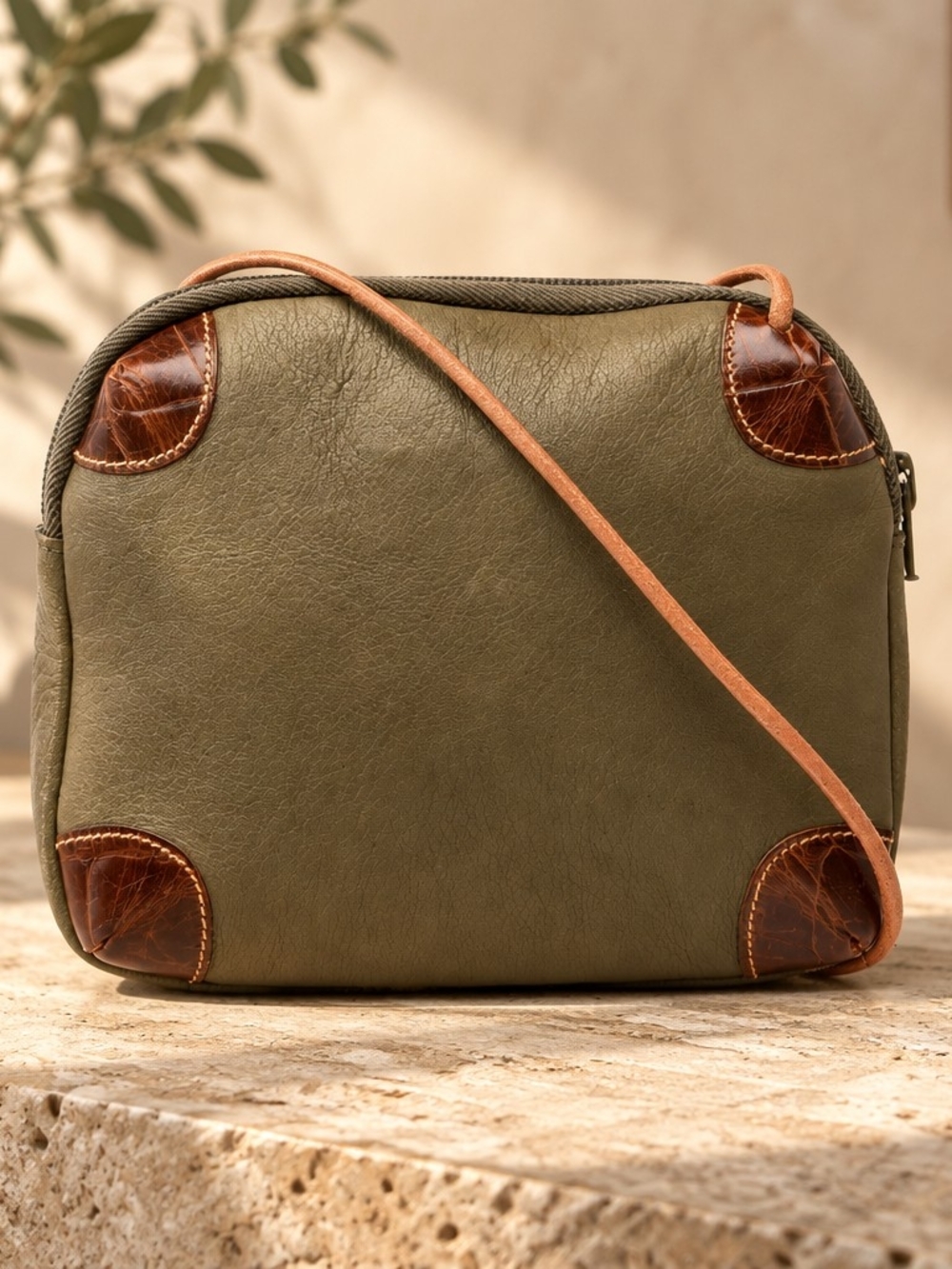 Furla Crossbody Bag leather vintage